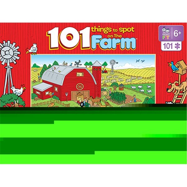 Masterpieces Masterpieces 11714 Things to Spot on a Farm Kids Specialty Puzzle; 101 Pieces 11714